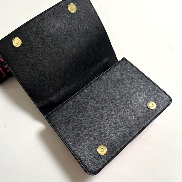 NWT Original $230 Karl Lagerfeld Paris Simone Flap Top Handle Crossbody Studded - Picture 8 of 11